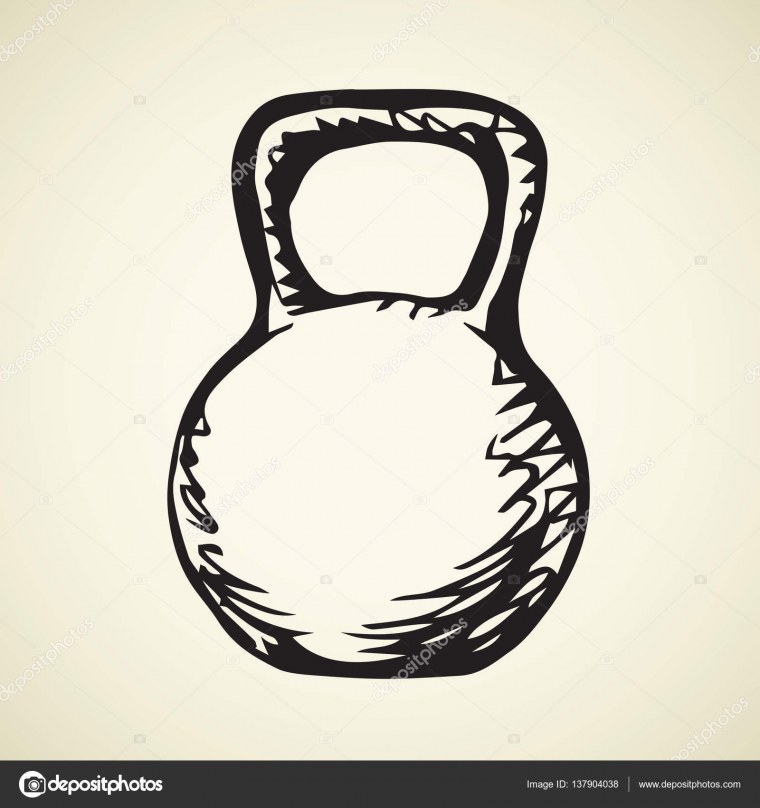 Гиря контур