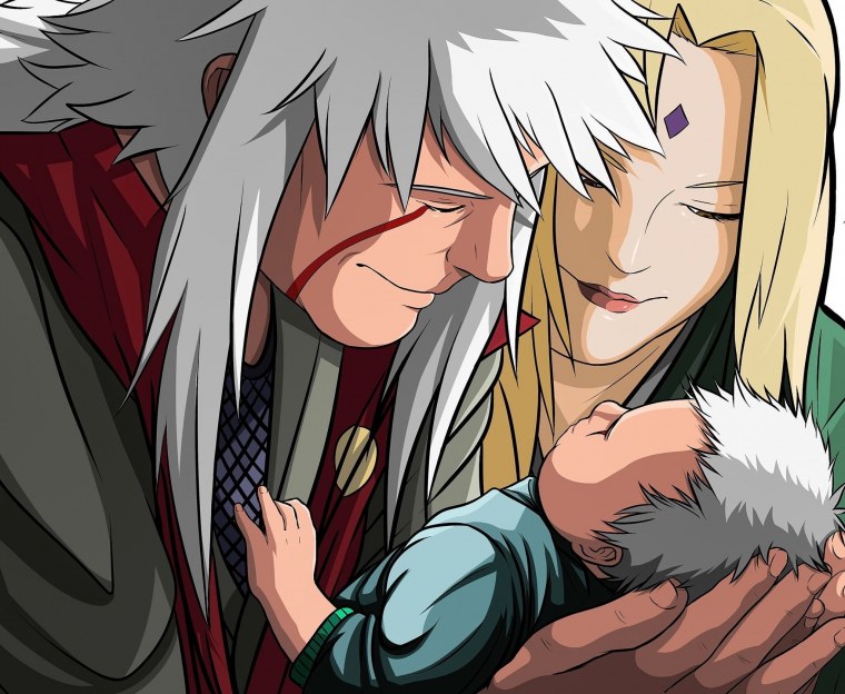 Цунаде Сенджу и Джирайя