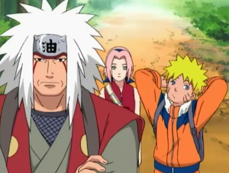 Аниме Наруто Орочимару и Джирайя