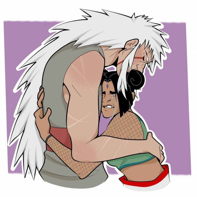 Джирайя Орочимару и цунаде 18