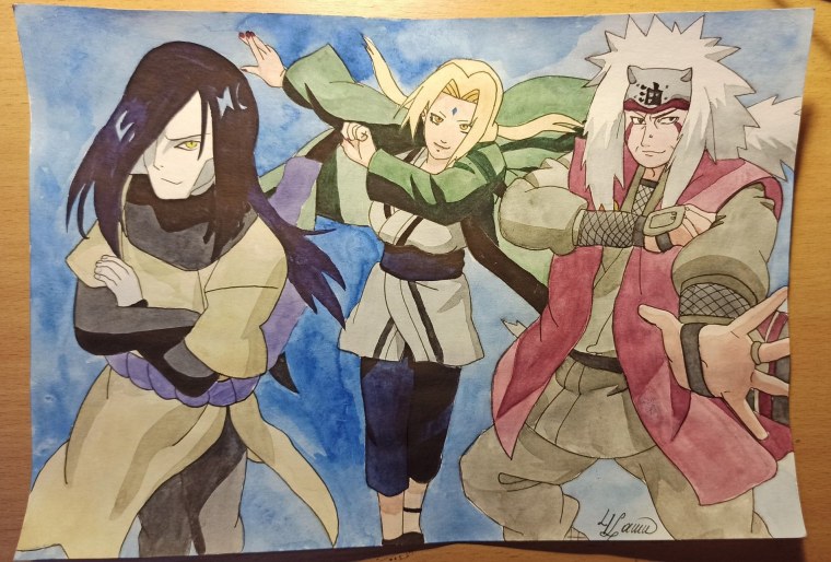 Цунаде и Джирайя