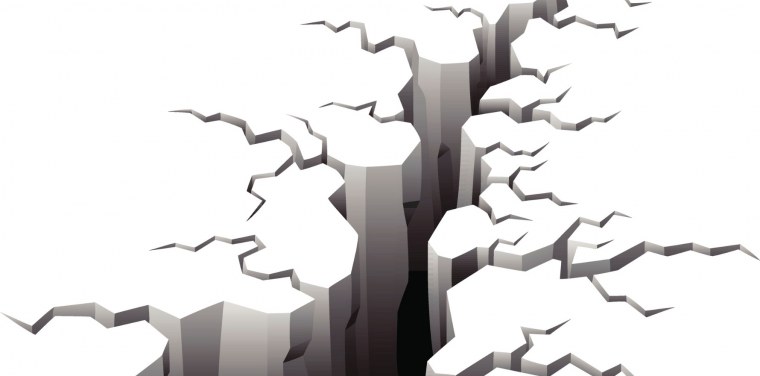 Рисунок землетрясение развалы