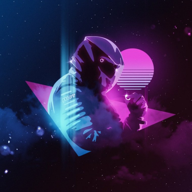 Akali k/da неон маска