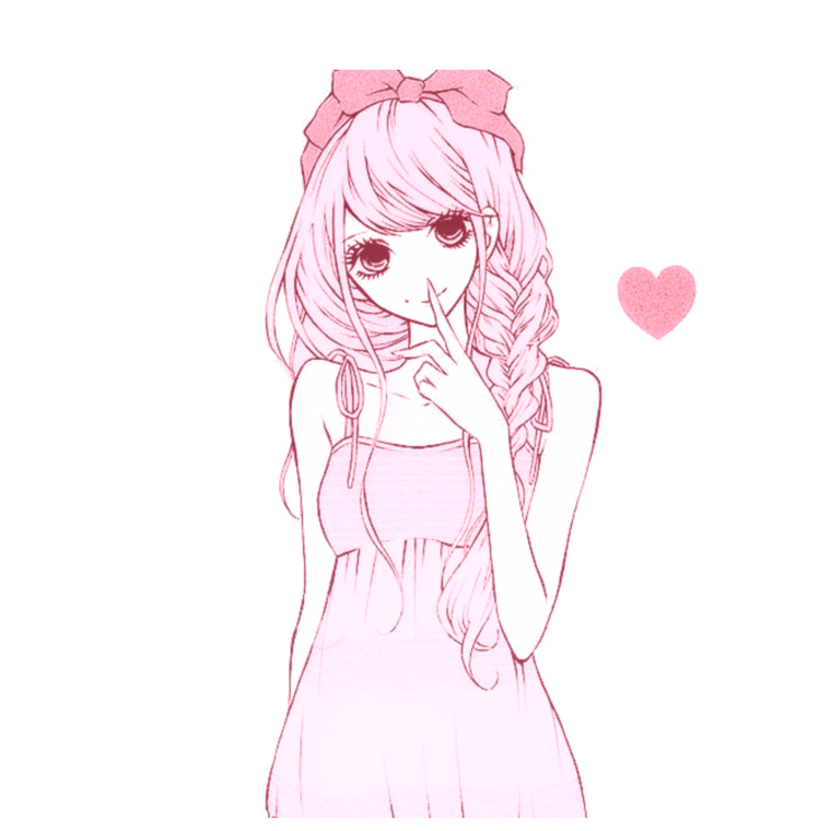 Рисунки аниме девушек