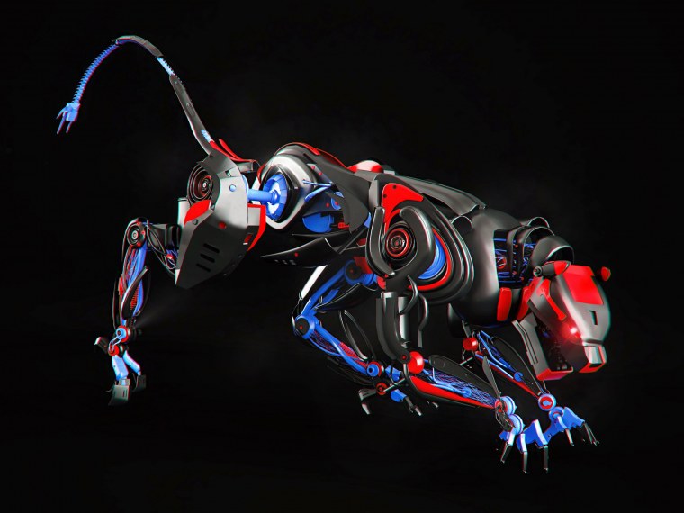 Робот робот пантера