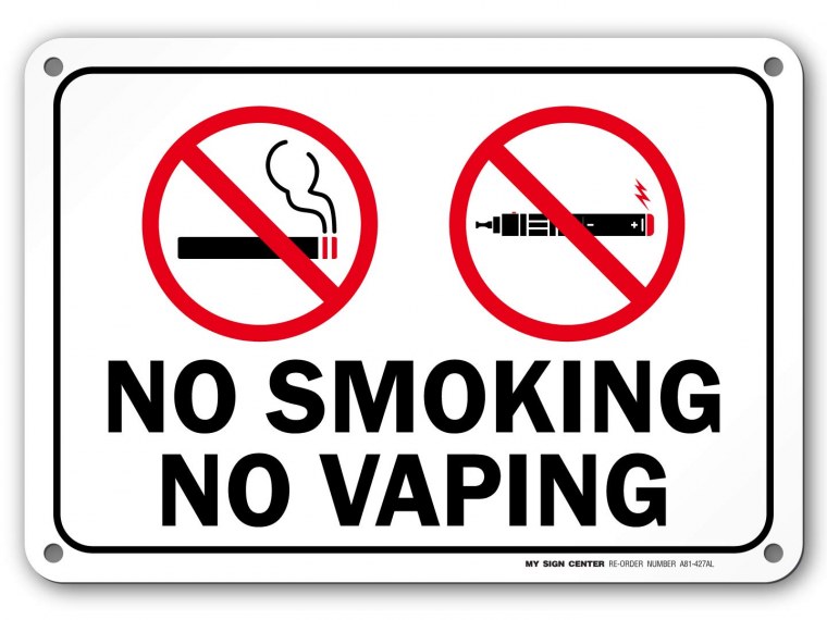 Наклейка ноу смокинг