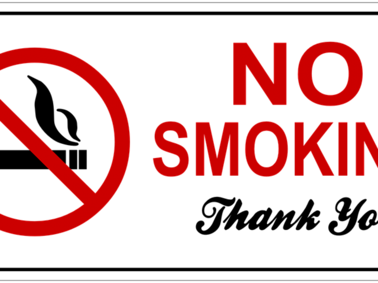 Макет курение запрещено