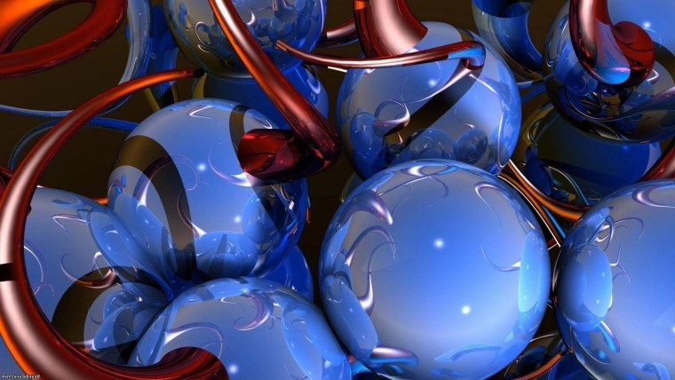 Заставка на рабочий стол шары