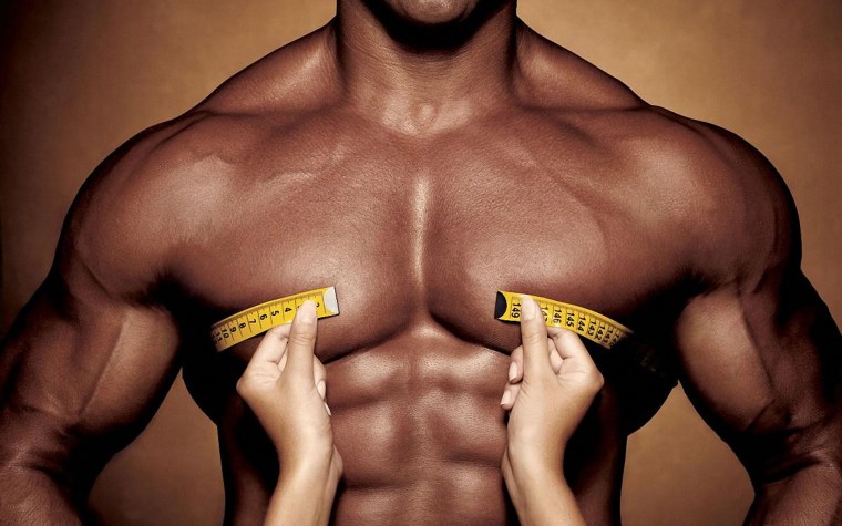 Накаченная спина расслабленная