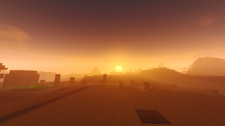 Майнкрафт пустыня шейдеры