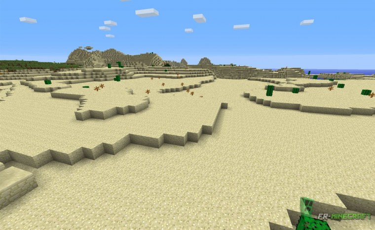 Пустынный биом в майнкрафт