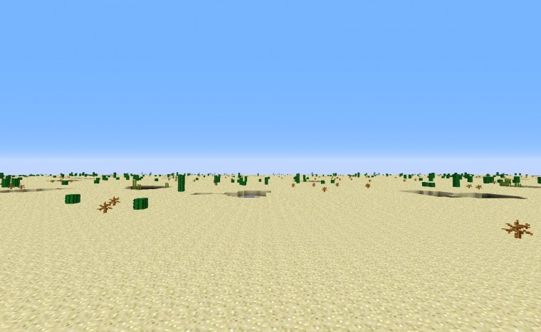 Майнкрафт биом пустыня
