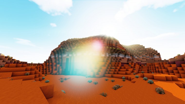 Minecraft пустыня