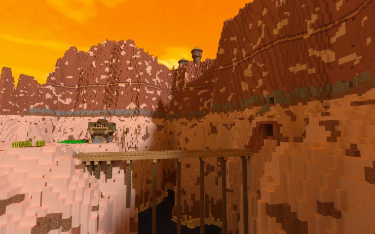 Постройки в пустыне