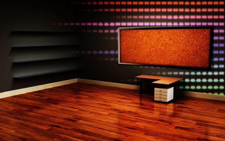 Красивое расположение значков на рабочем столе