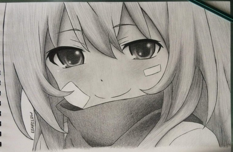 Аниме карандашом