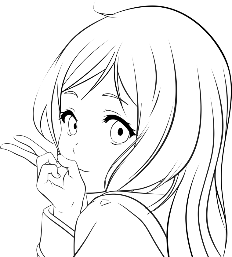 Аниме персонажи легко