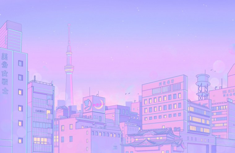 Арт в розовых тонах