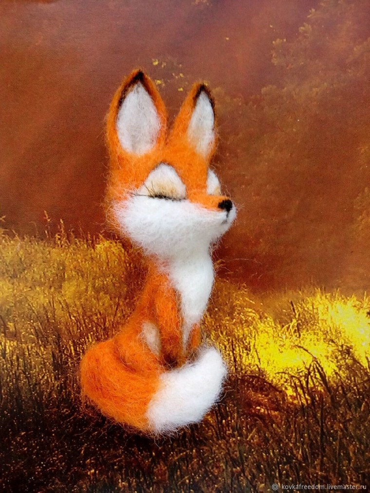 Лис из шерсти