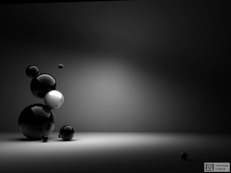 Черно белые заставки