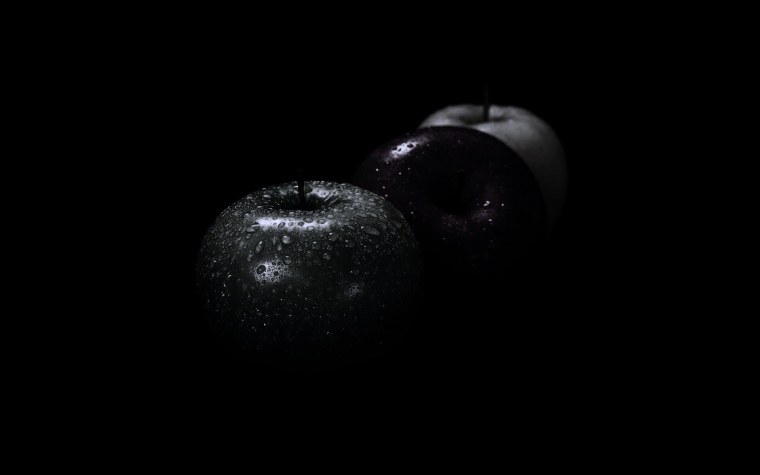 Черная заставка на рабочий стол