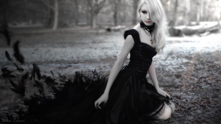 Девушка гот