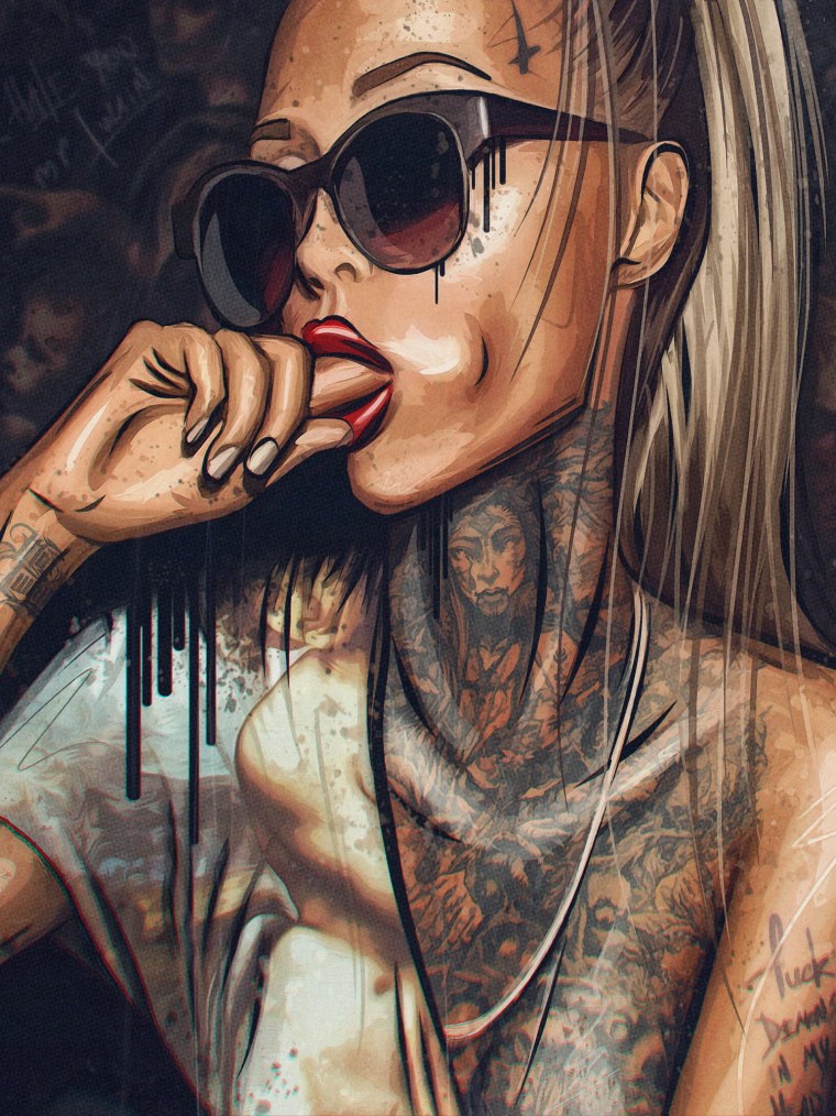 Билли Айлиш иллюстрация