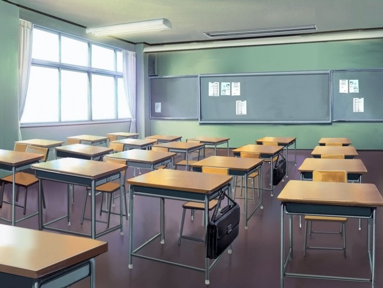 Школьный класс без людей