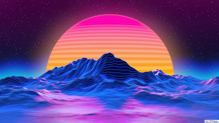 Закат мультяшный