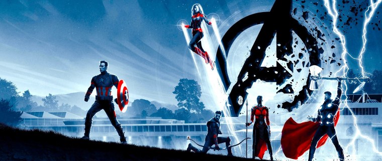 Мстители силуэт