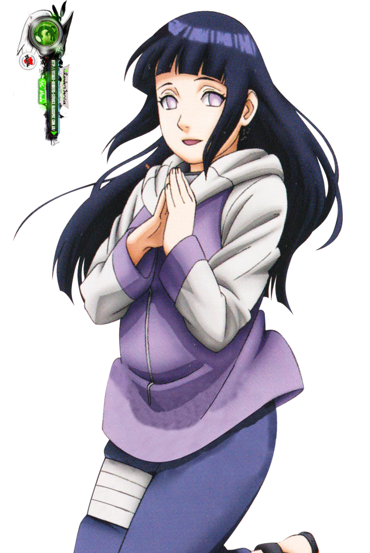 Хината Хьюга без чёлки