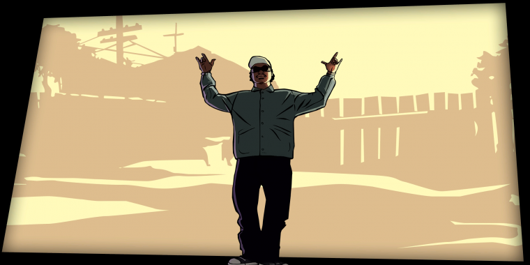 ГТА Сан андреас CJ BMX