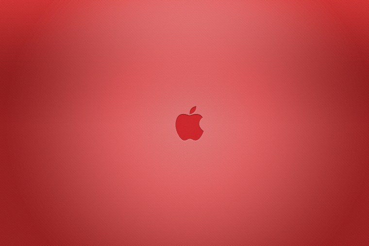 Эпл на черном фоне