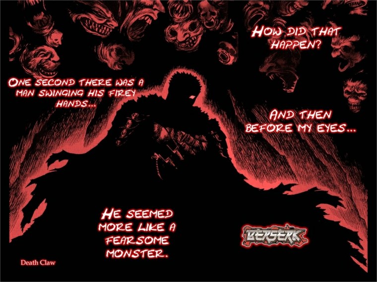 Фразы из берсерка