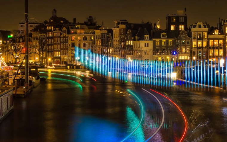 Ночной город дождь