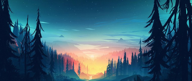 Минималистичные пейзажи 21:9