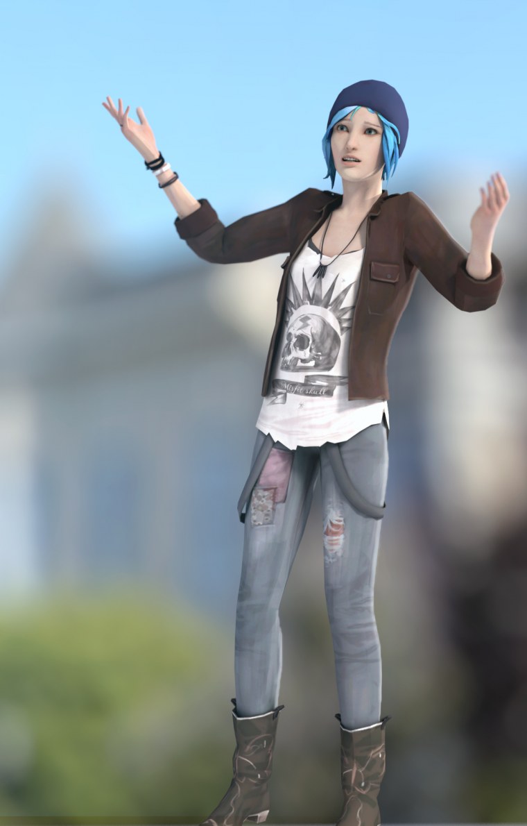 Хлоя лайф ИС Стрендж в полный рост