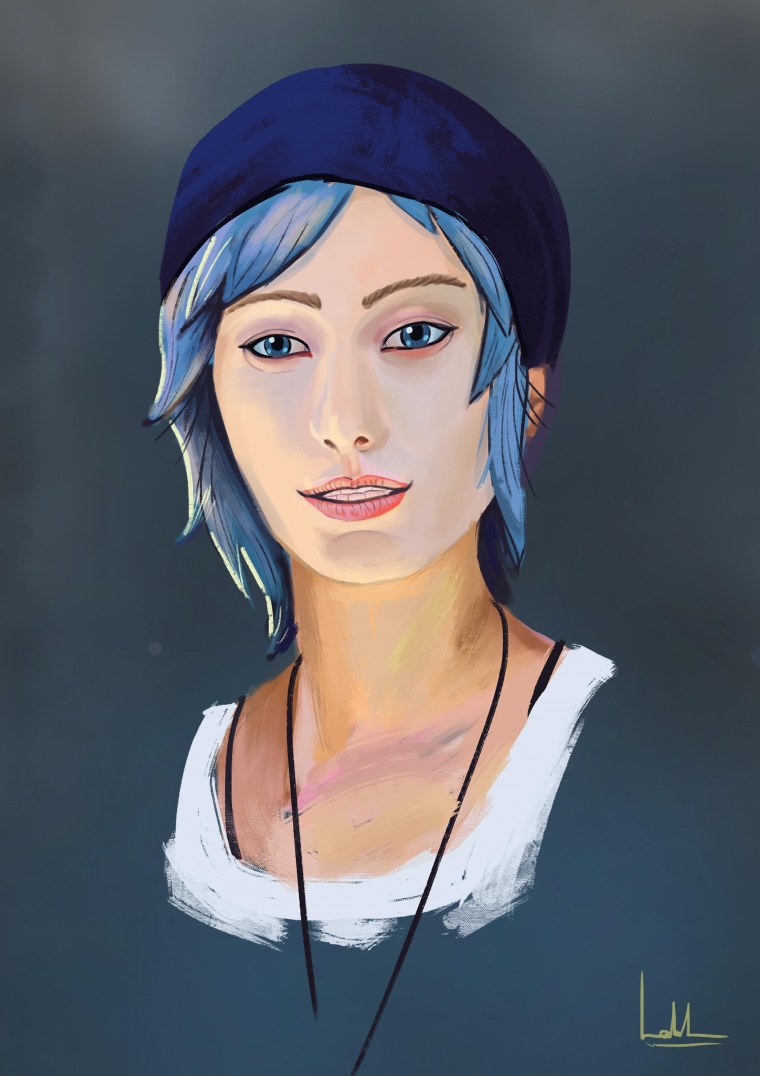 Chloe Price with Gun