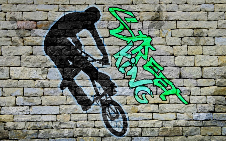 Трюковой самокат Graffiti