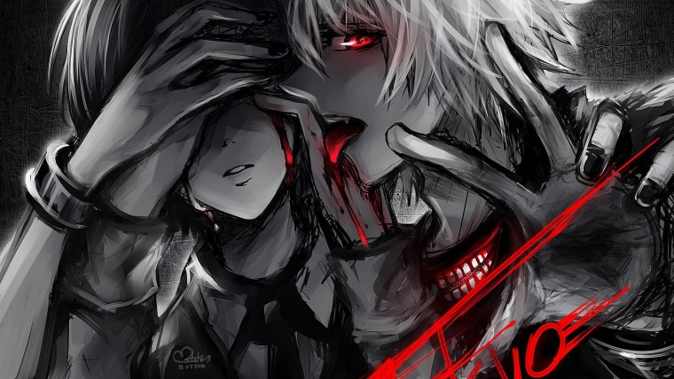 Манга коллаж Токийский гуль