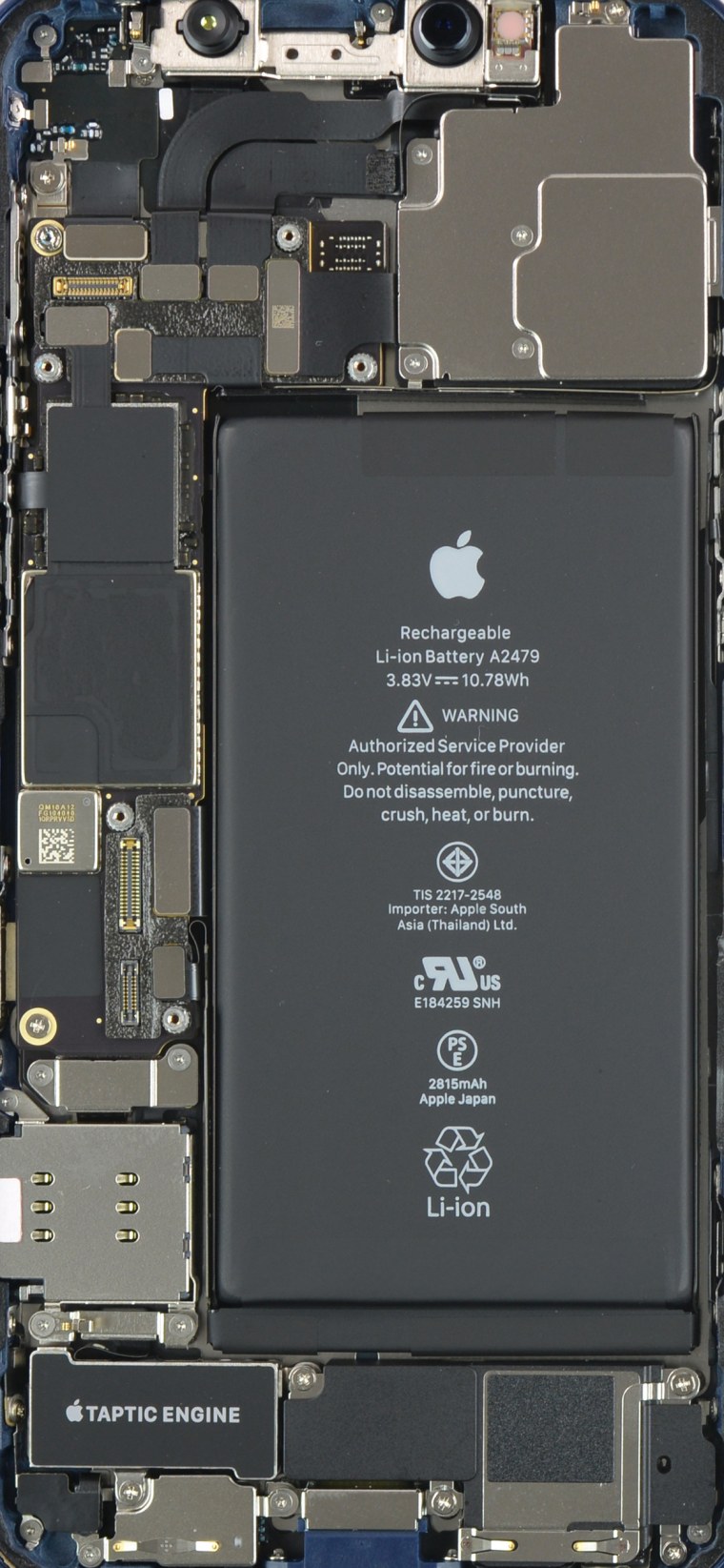 IFIXIT iphone 12 внутренности