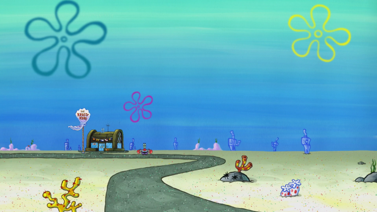 Губка Боб квадратные штаны с радугой