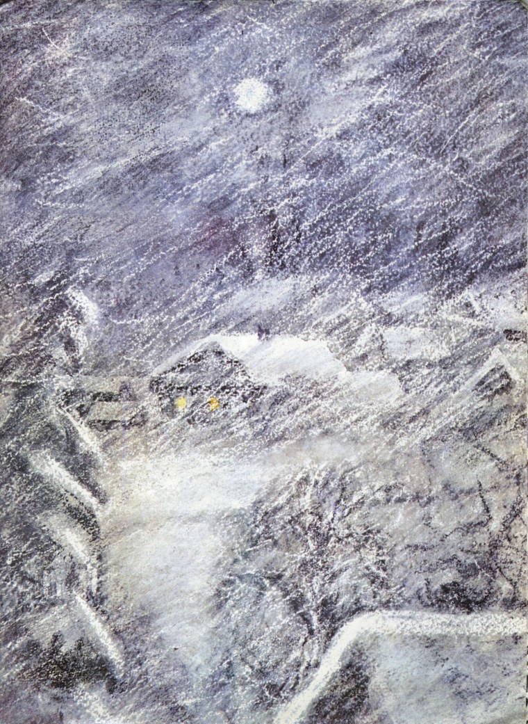 Зима снегопад