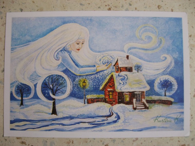 Зима рисунок