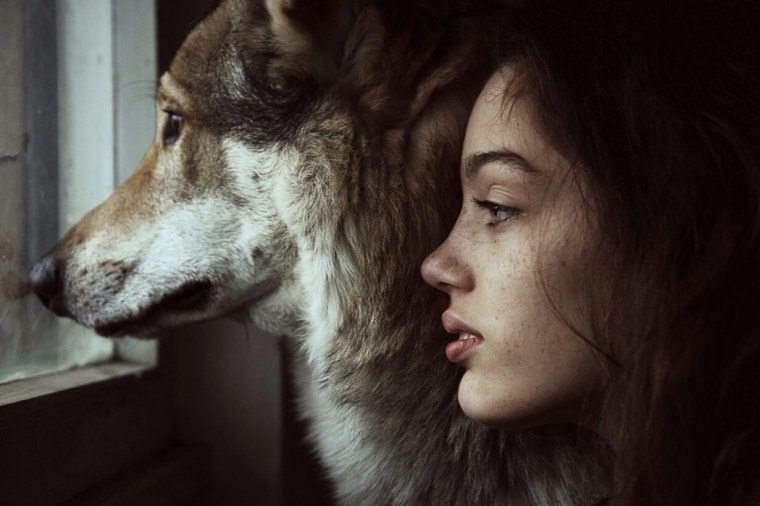 Девушка и волк Эстетика