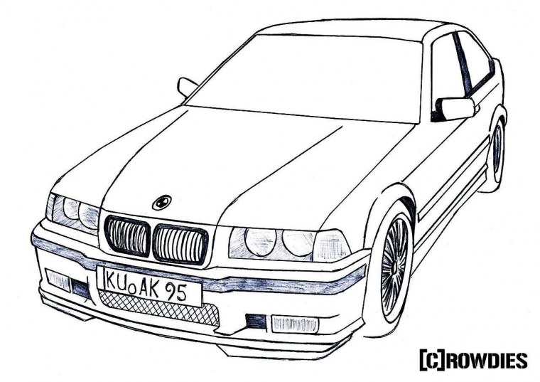 BMW е34 карандаш