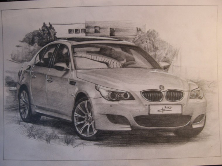 BMW m5 f90 draw
