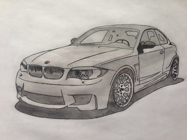 Раскраска BMW m3 GTR
