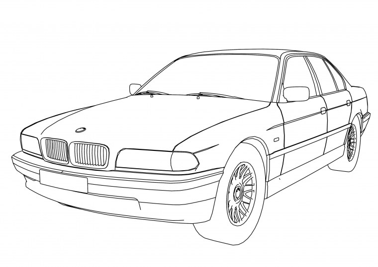 BMW e60 drawing