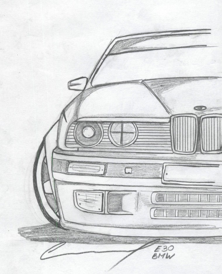 BMW m5 e39 чертеж
